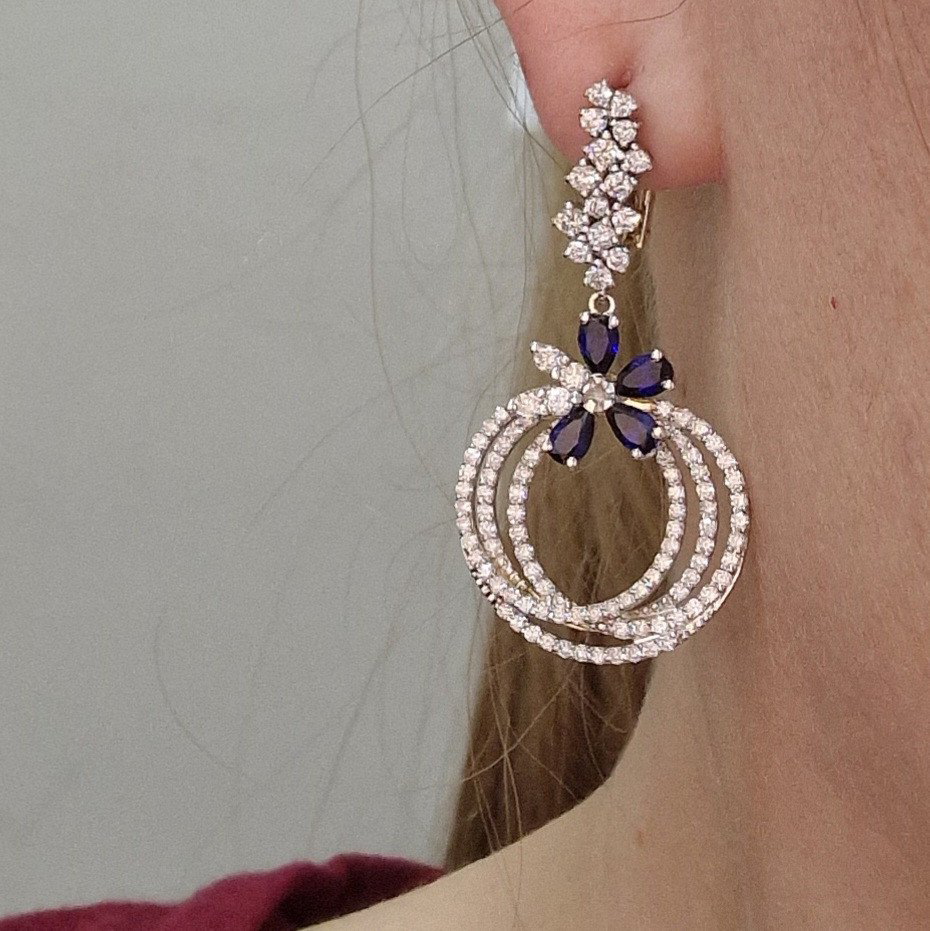 Серьги Deimantas 105021841 13,07гр 2,49ct. купить,NaN