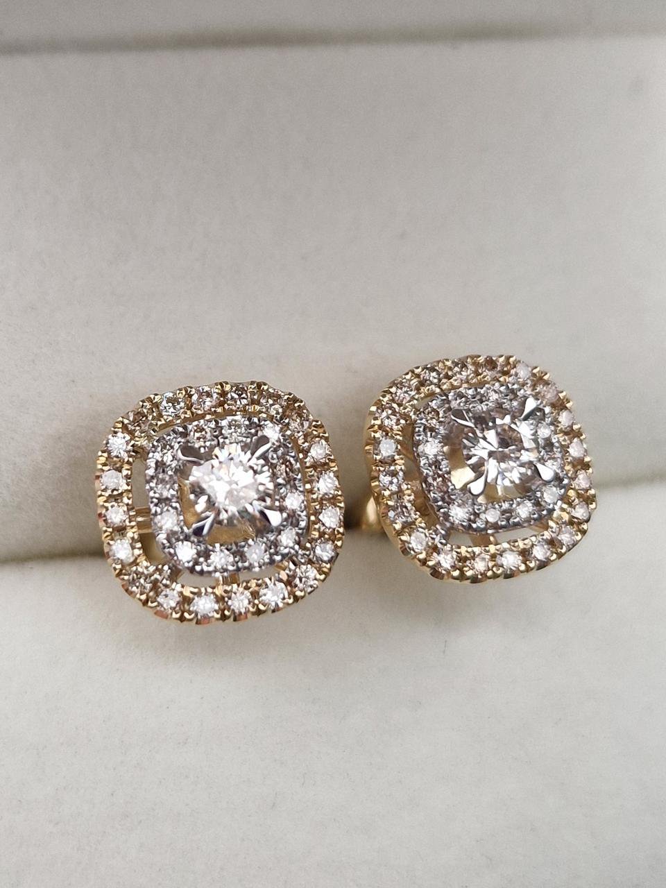 Серьги Deimantas 104809098 3,38гр 0,91ct. купить,NaN