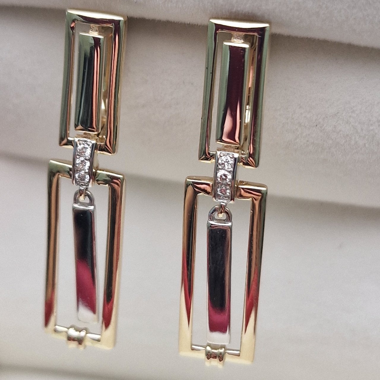 Серьги Deimantas 103383937 4,57гр 0,06ct. купить,NaN
