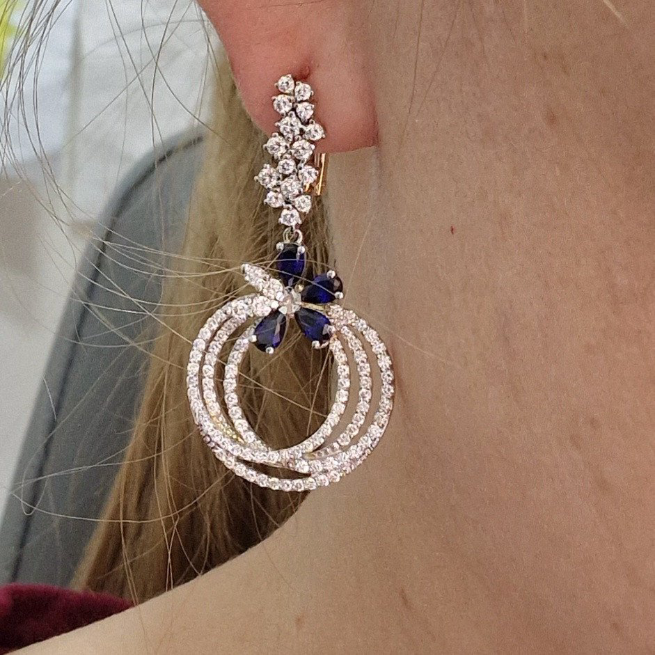 Серьги Deimantas 105021843 13,06гр 2,49ct. купить,NaN