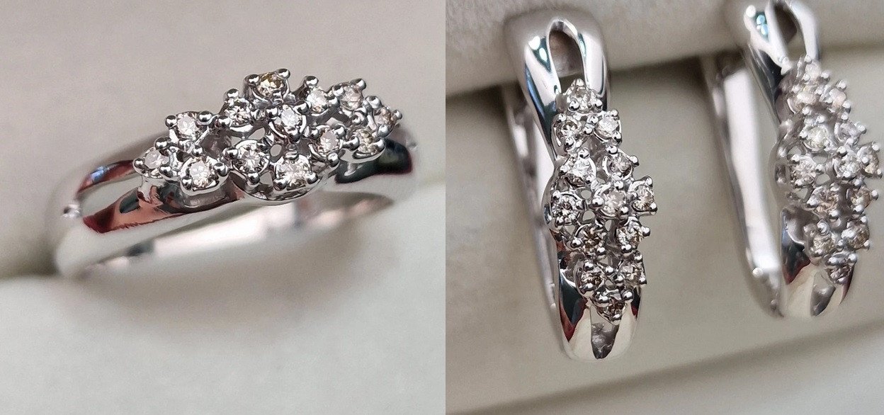 Комплект Deimantas 104828653 0,17ct 0,34ct. купить,NaN