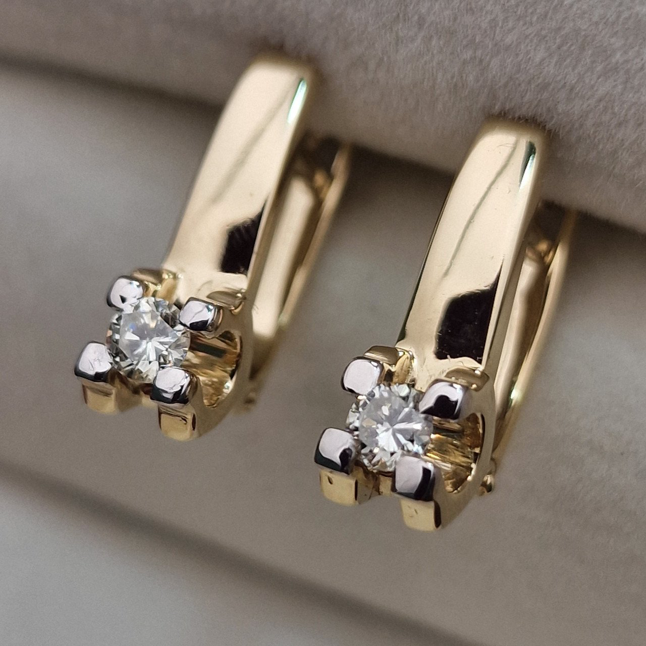 Серьги Deimantas 103383981 3,82гр 0,26ct. купить,NaN