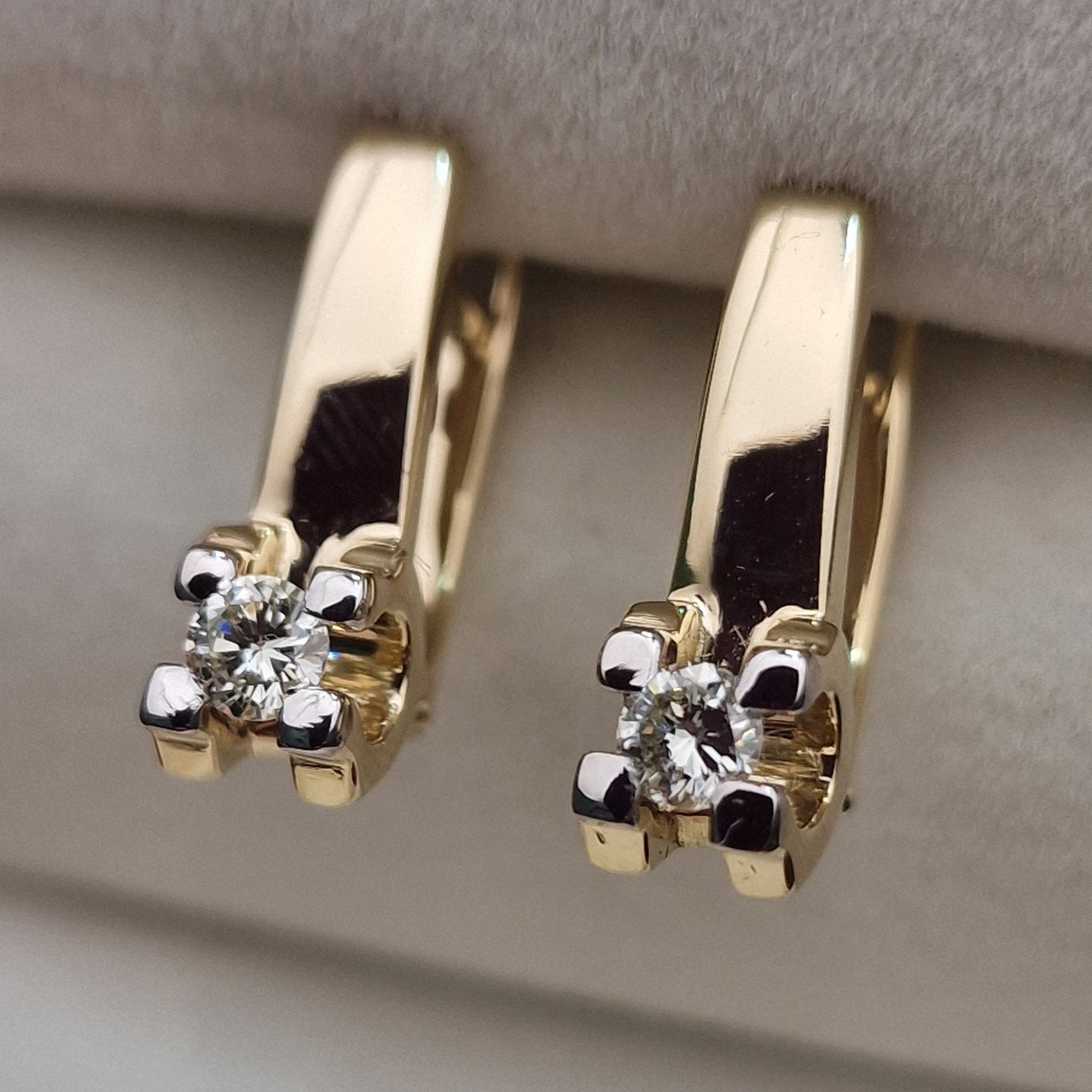 Серьги Deimantas 103383981 3,82гр 0,26ct. купить,NaN