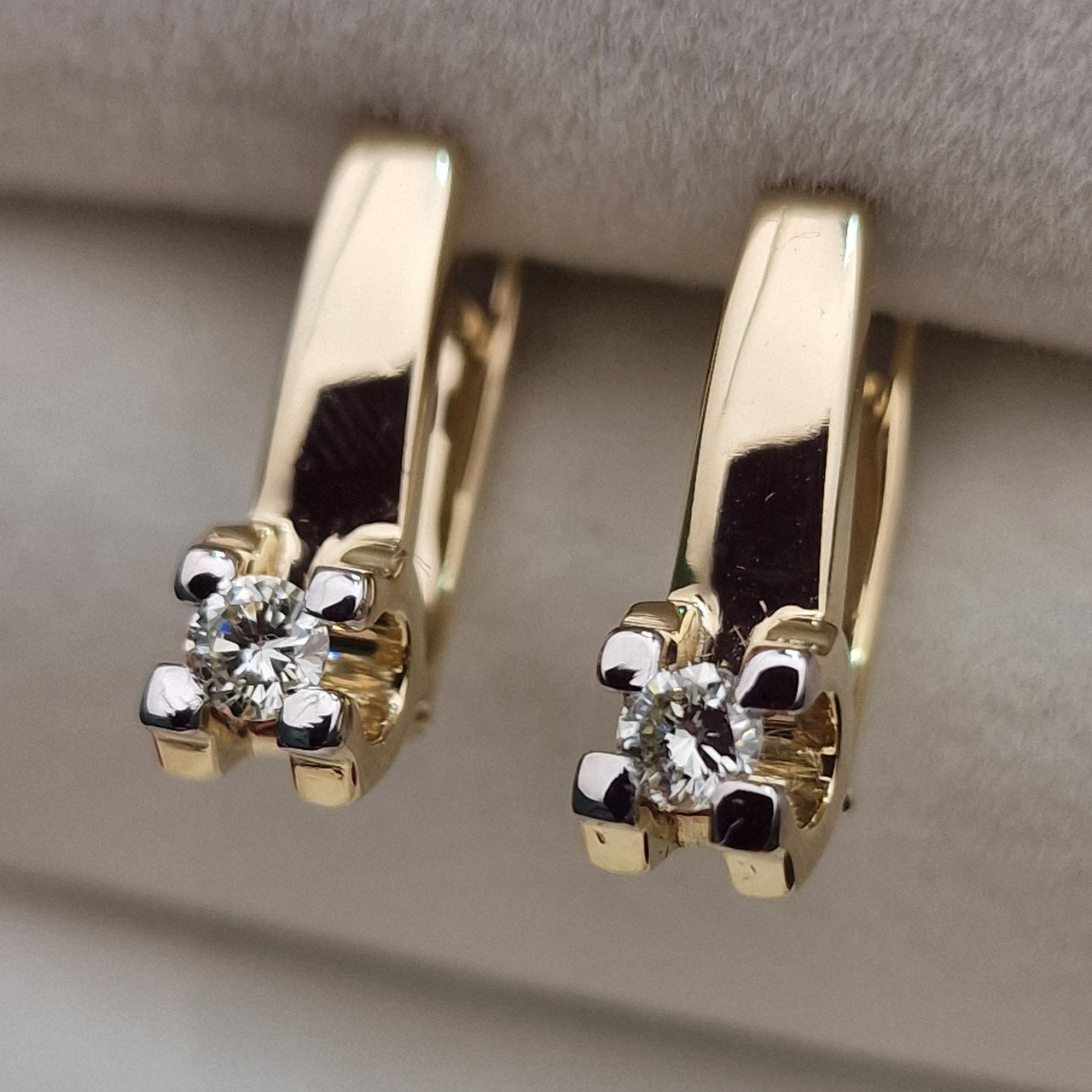 Серьги Deimantas 103383981 3,82гр 0,26ct. купить,NaN