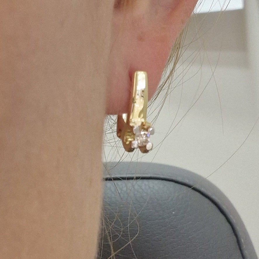 Серьги Deimantas 103383981 3,82гр 0,26ct. купить,NaN