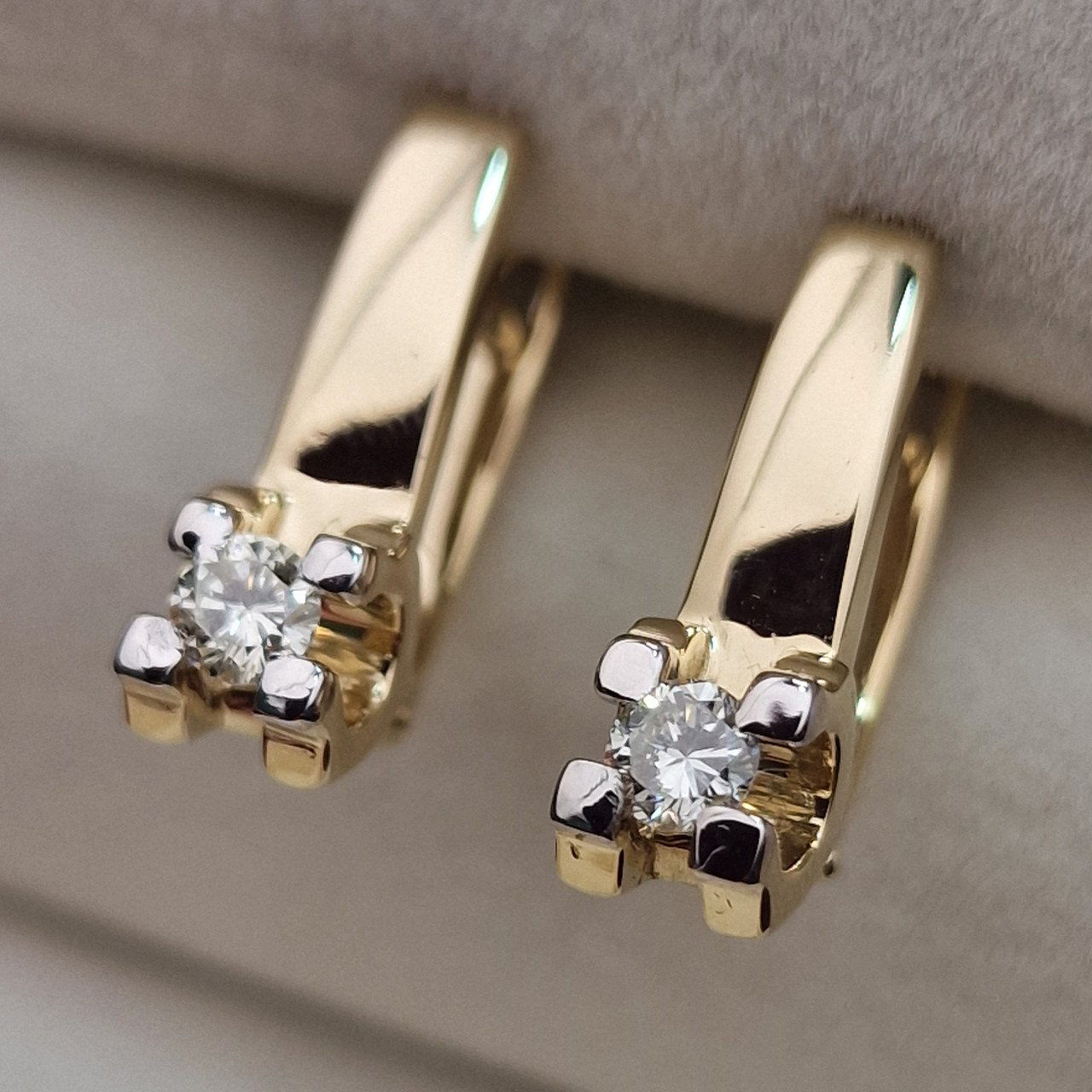 Серьги Deimantas 103383981 3,82гр 0,26ct. купить,NaN
