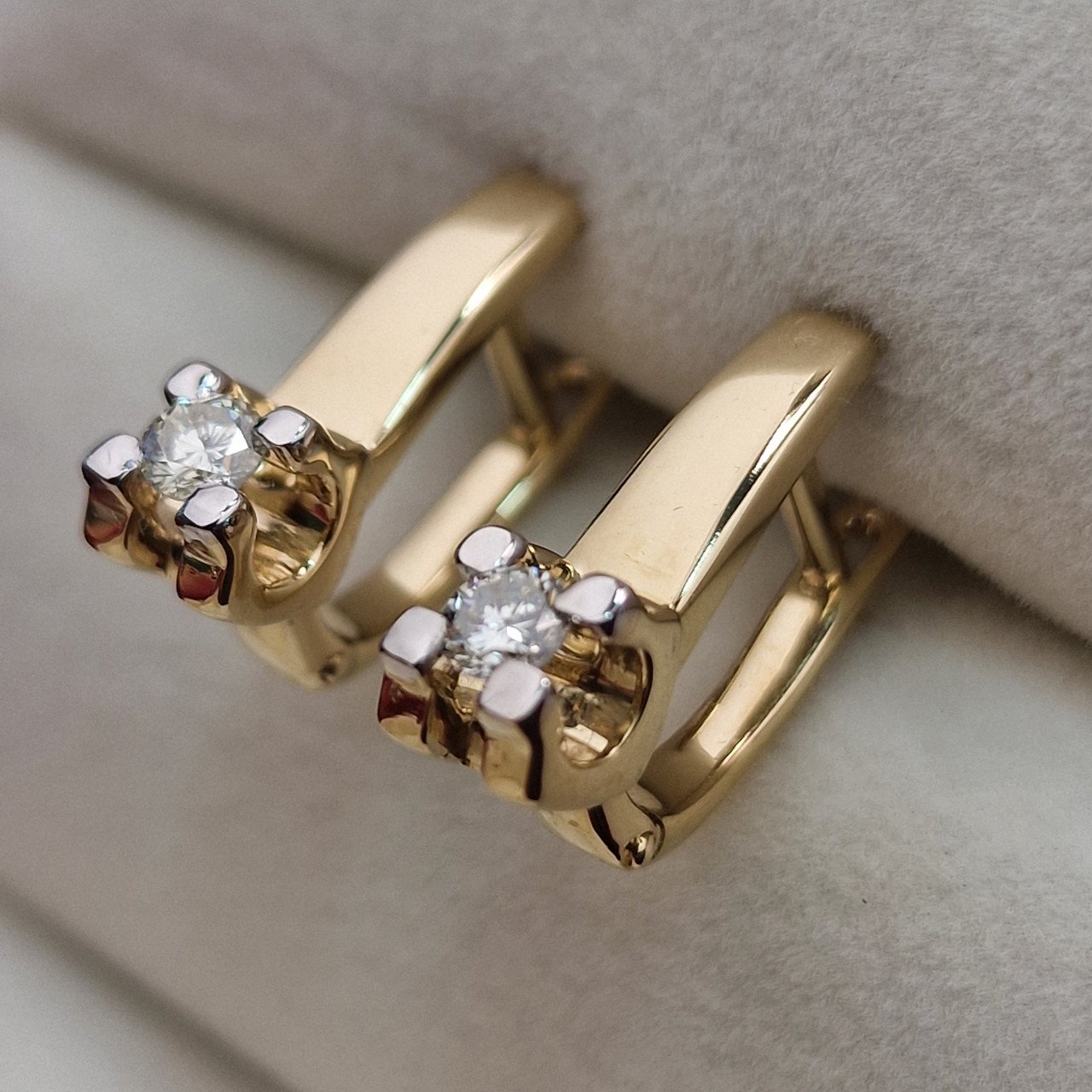 Серьги Deimantas 103383981 3,82гр 0,26ct. купить,NaN