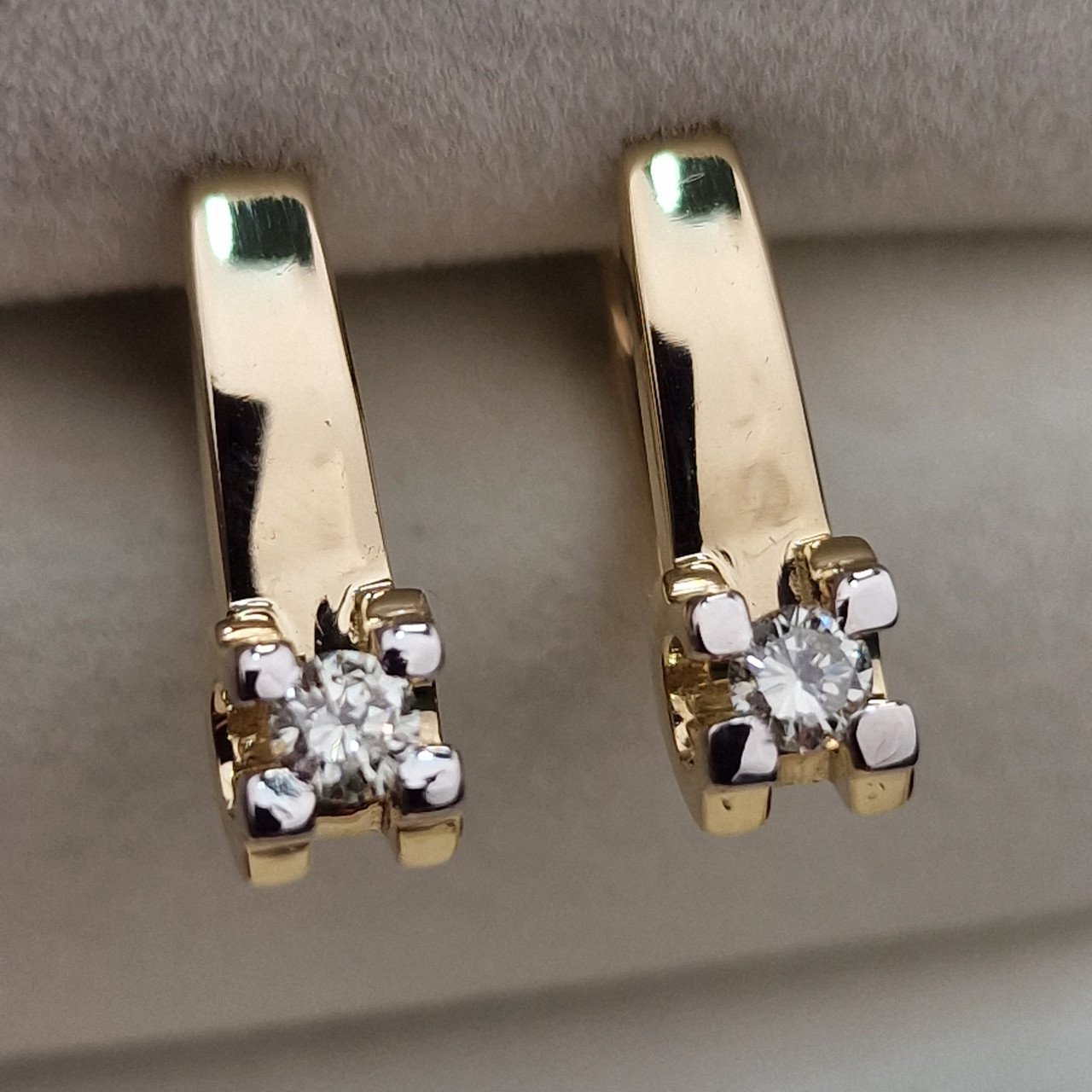 Серьги Deimantas 103383981 3,82гр 0,26ct. купить,NaN