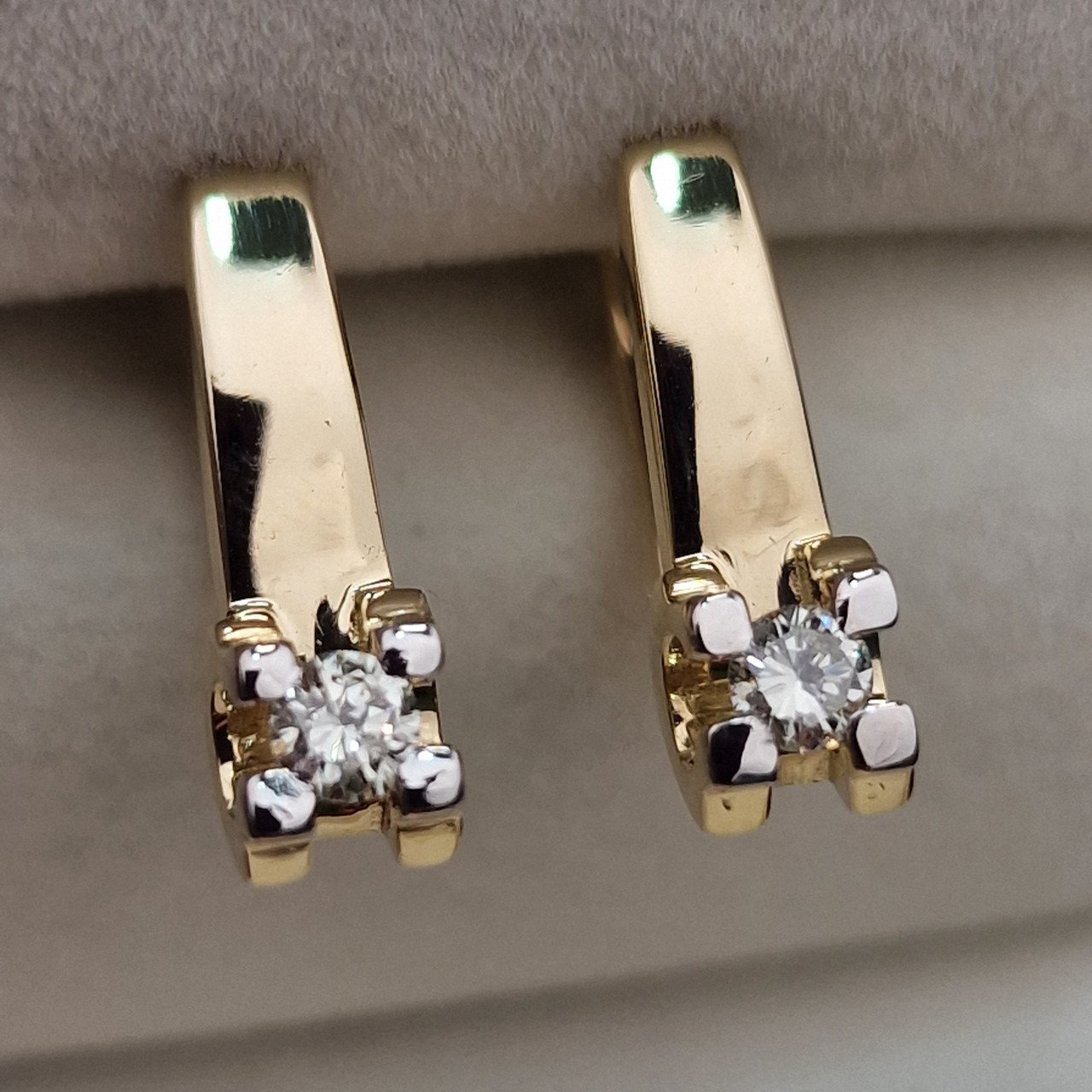 Серьги Deimantas 103383981 3,82гр 0,26ct. купить,NaN