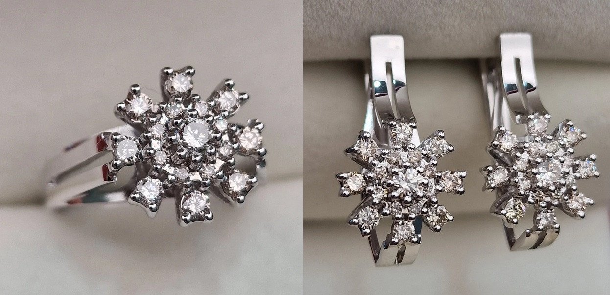 Комплект Deimantas 104829037 0,461ct 0,922ct. купить,NaN