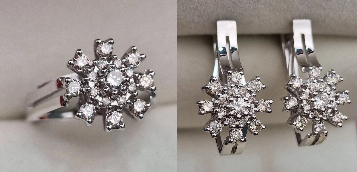 Комплект Deimantas 104829037 0,461ct 0,922ct. купить,NaN
