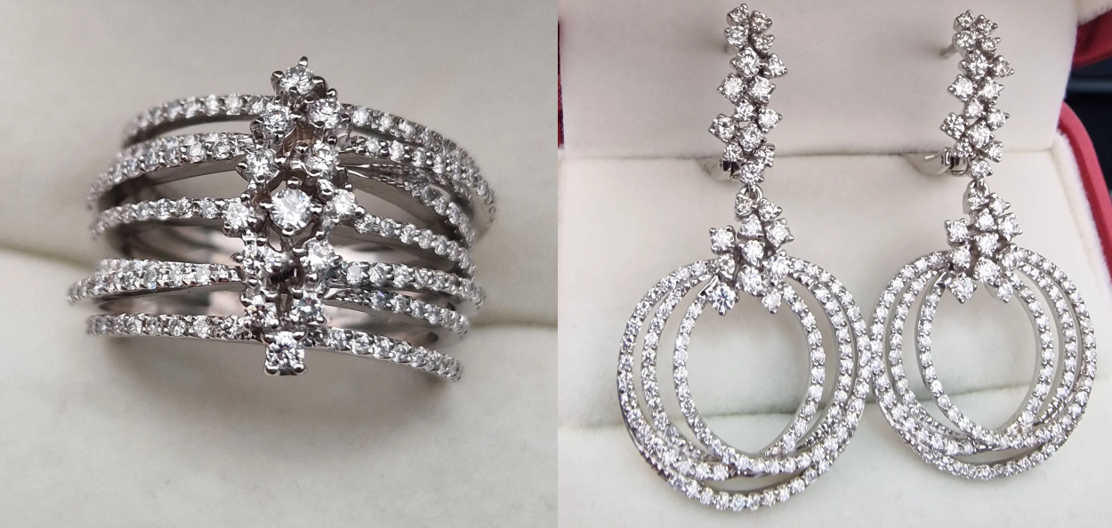Комплект Deimantas 105056003 1,03ct 2,7ct. купить,NaN