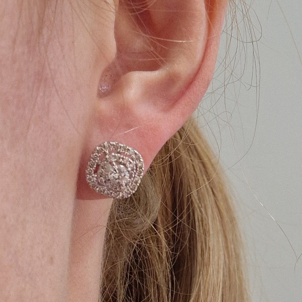 Серьги Deimantas 105031595 4,01гр 0,96ct. купить,NaN