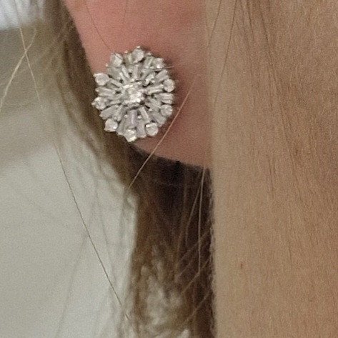 Серьги Deimantas 105031603 3,64гр 0,58ct. купить,NaN