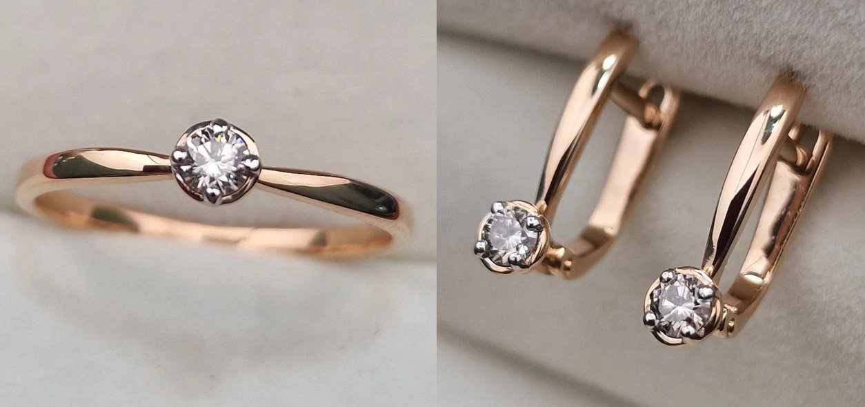 Комплект Deimantas 103488163 0,11ct 0,22ct. купить,NaN
