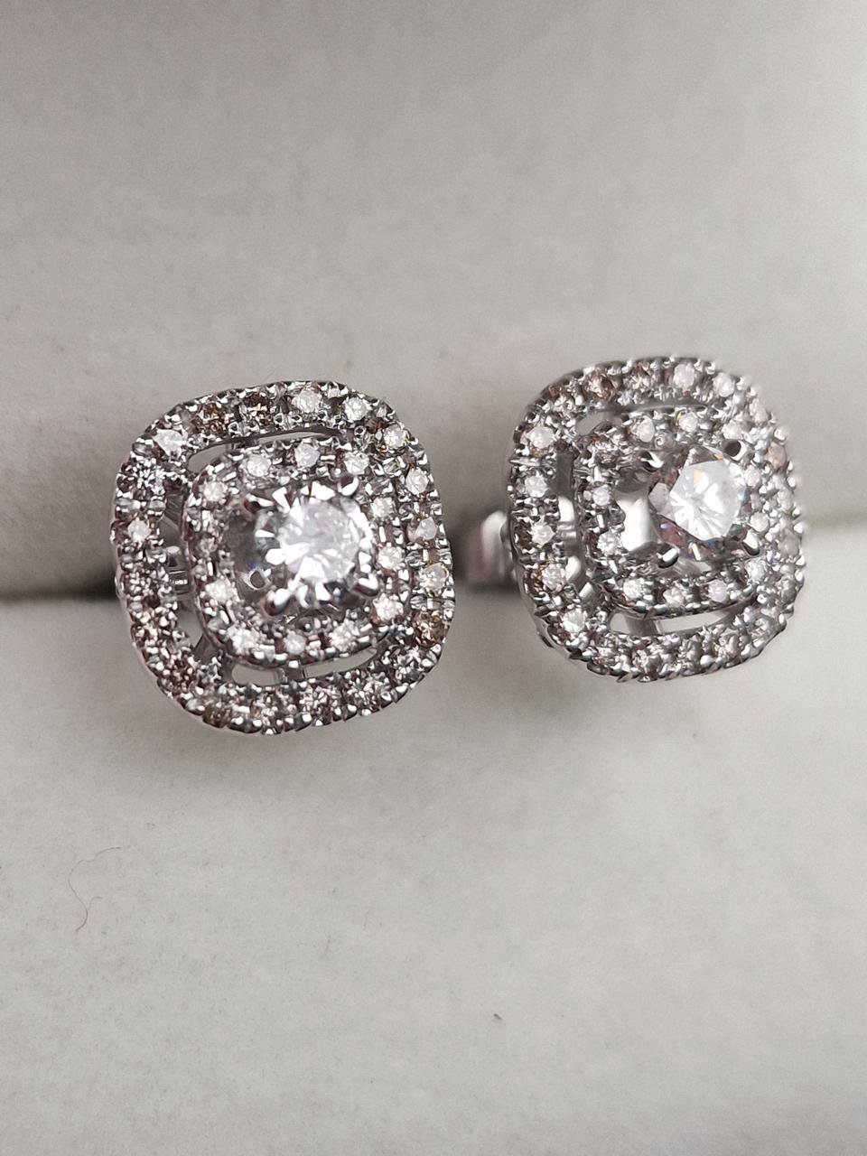 Серьги Deimantas 105031595 4,01гр 0,96ct. купить,NaN