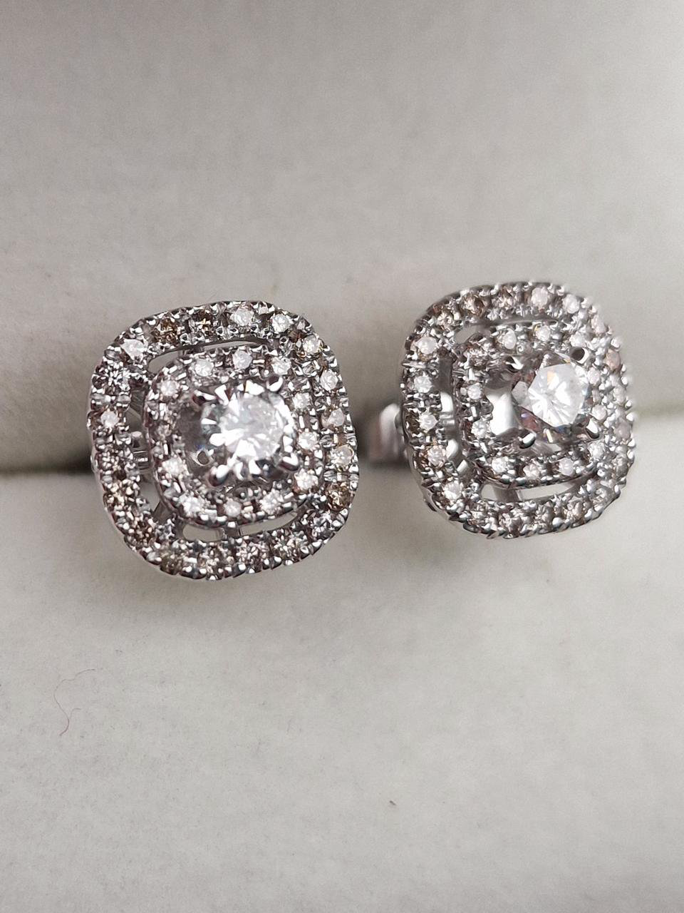 Серьги Deimantas 105031595 4,01гр 0,96ct. купить,NaN