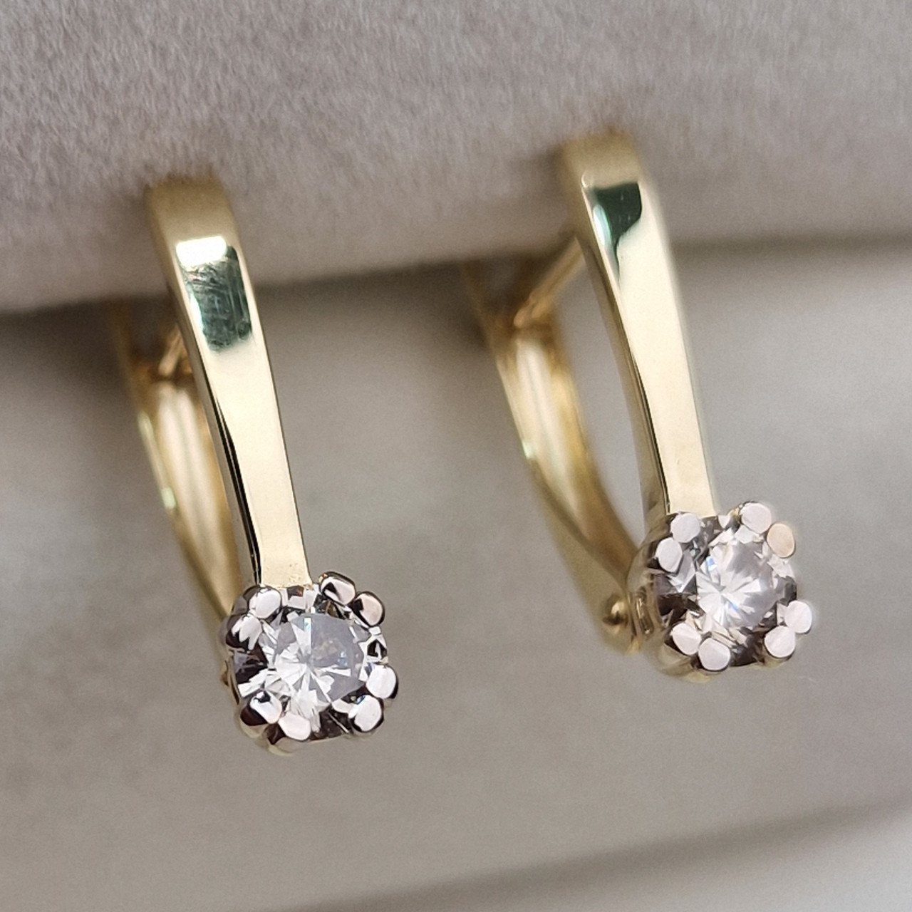 Серьги Deimantas 103384120 2,39гр 0,50ct. купить,NaN