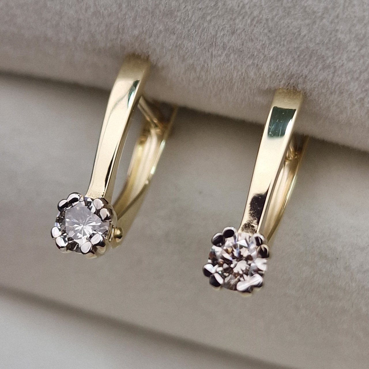 Серьги Deimantas 103384120 2,39гр 0,50ct. купить,NaN