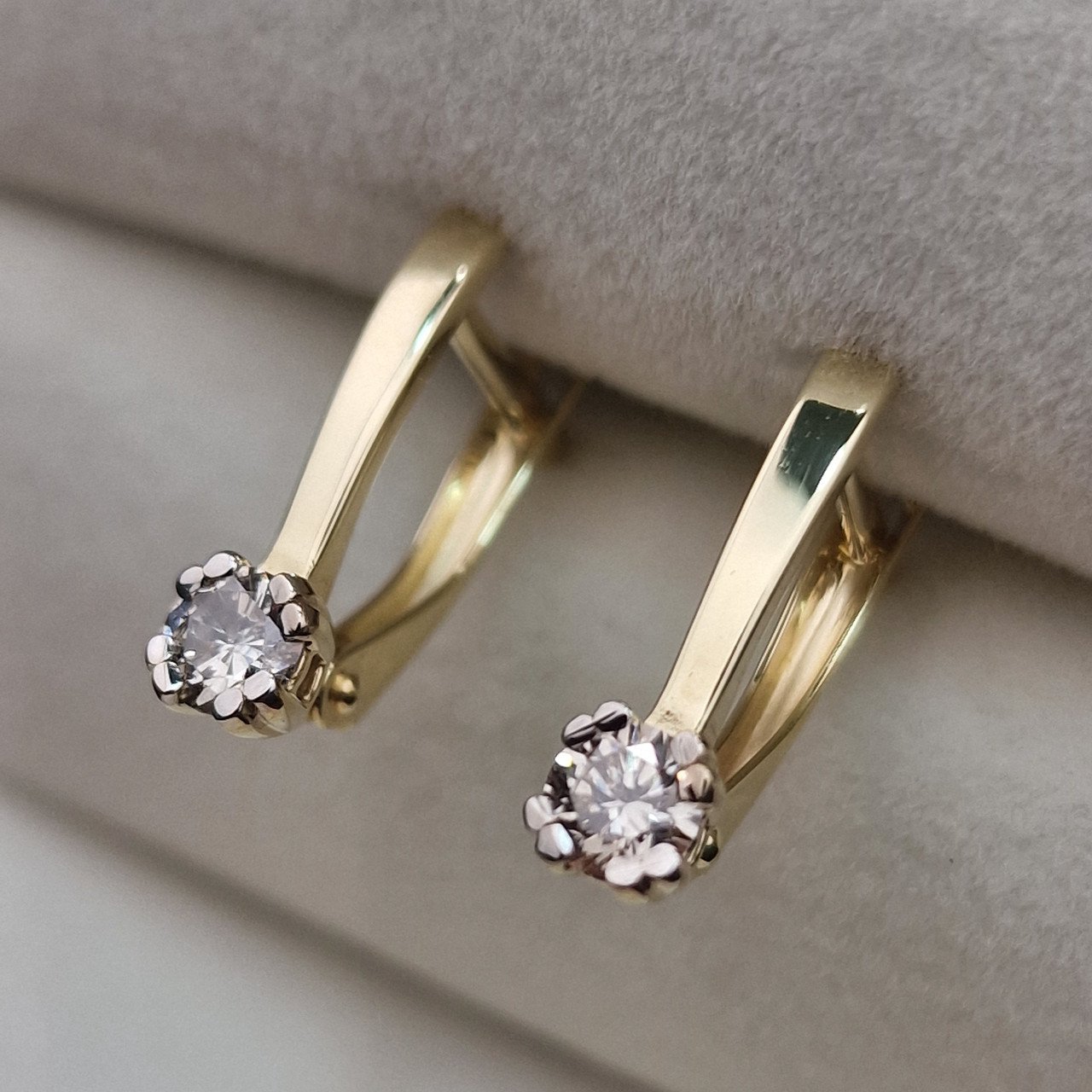 Серьги Deimantas 103384120 2,39гр 0,50ct. купить,NaN