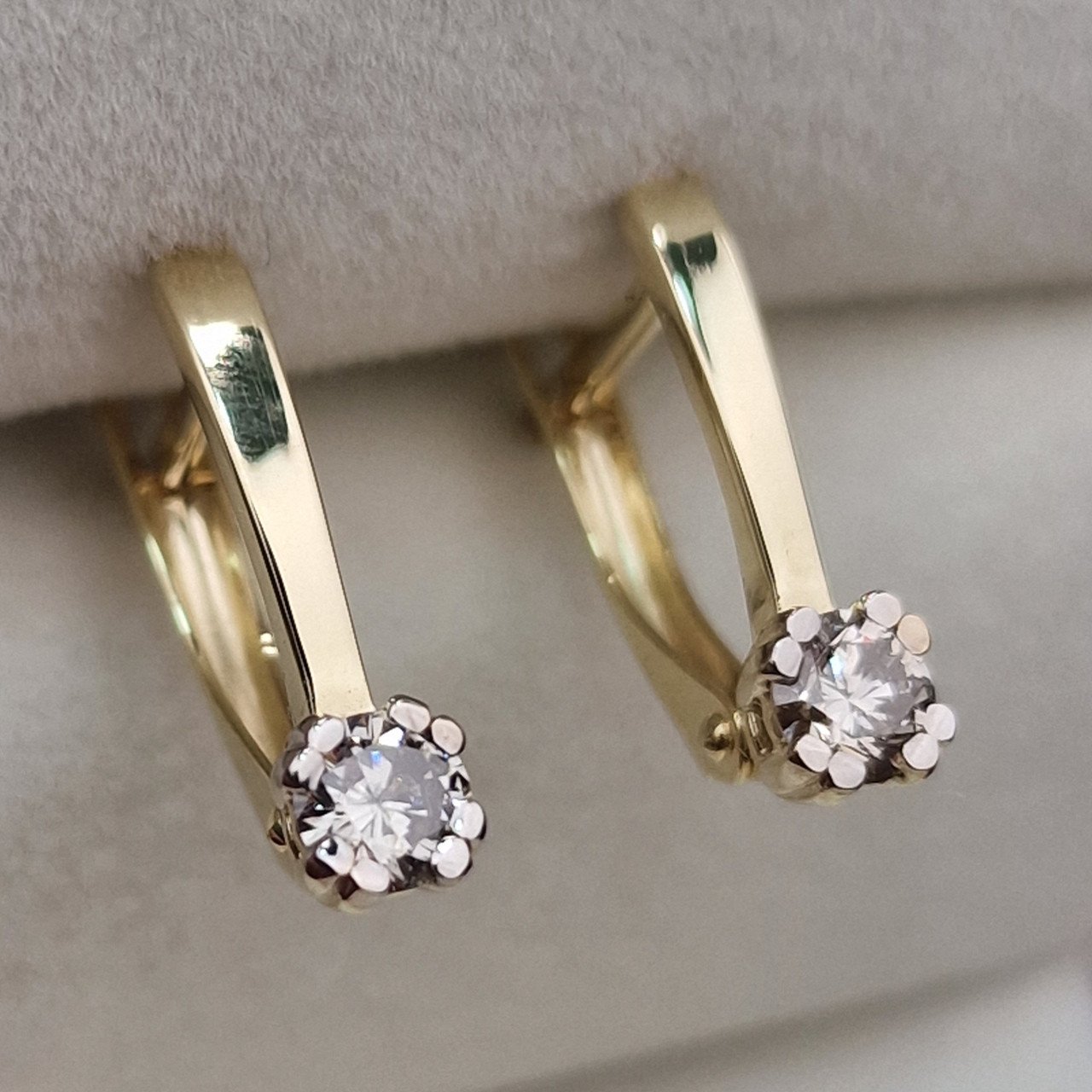 Серьги Deimantas 103384120 2,39гр 0,50ct. купить,NaN