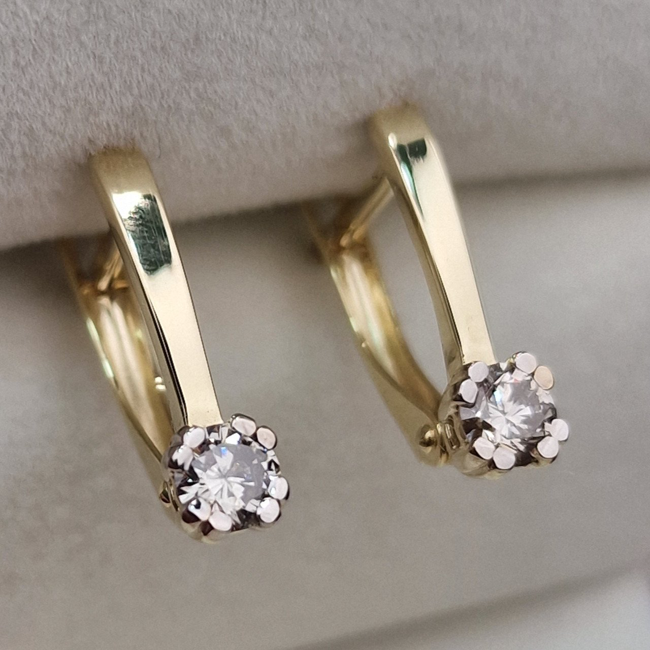 Серьги Deimantas 103384120 2,39гр 0,50ct. купить,NaN