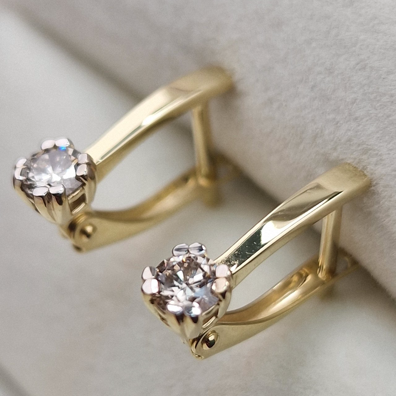 Серьги Deimantas 103384120 2,39гр 0,50ct. купить,NaN