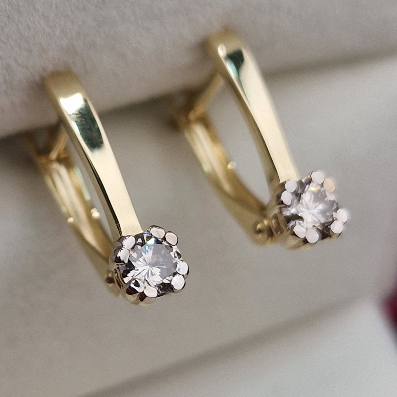 Серьги Deimantas 103384120 2,39гр 0,50ct. купить,NaN