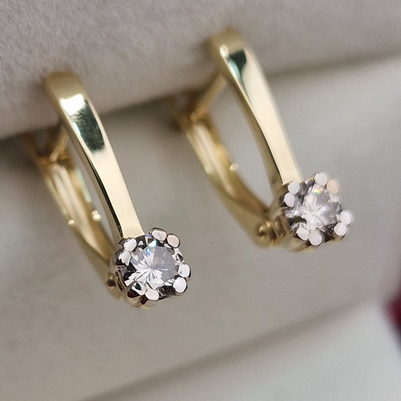 Серьги Deimantas 103384120 2,39гр 0,50ct. купить,NaN