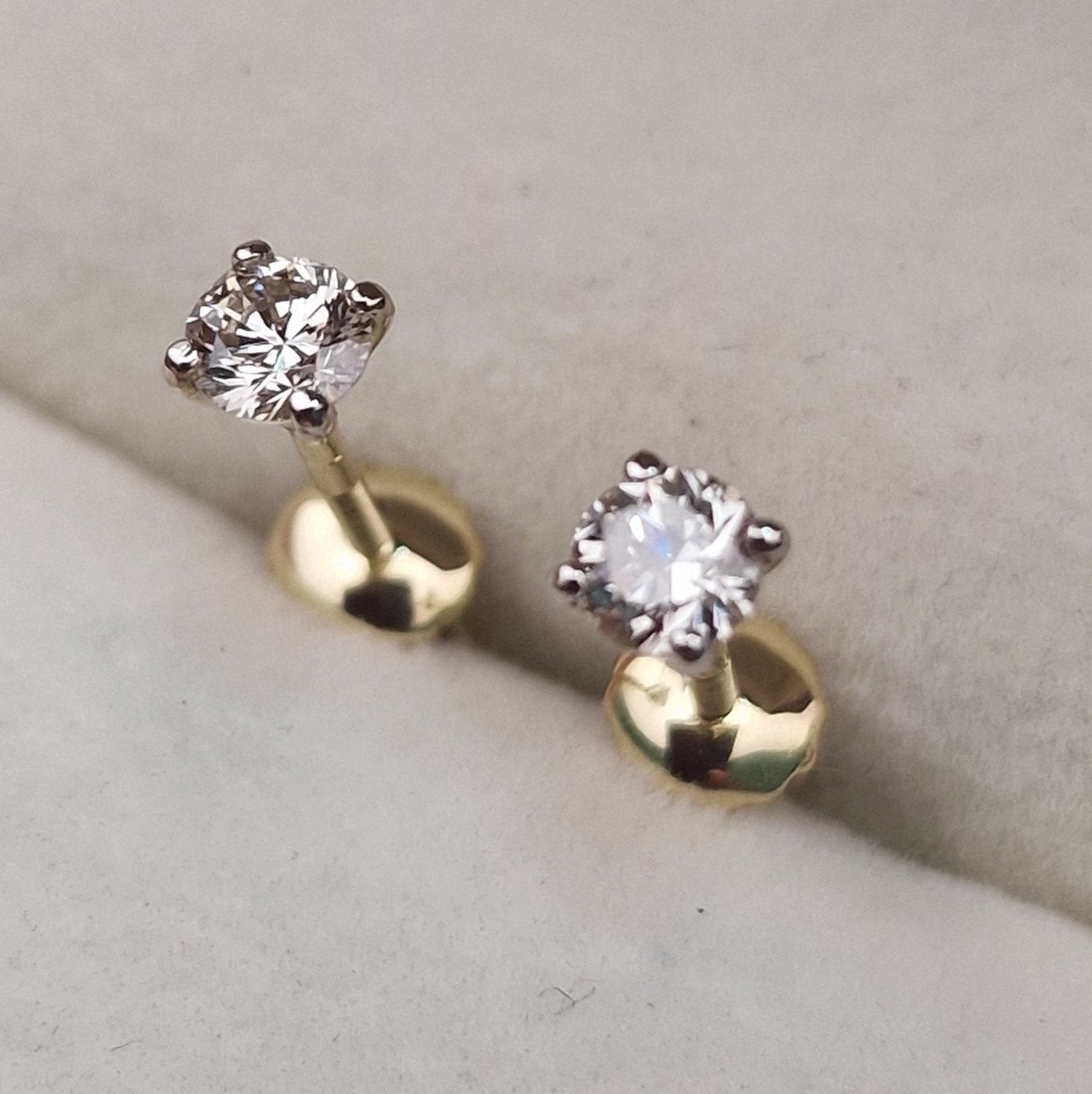Серьги Deimantas 103384067 0,86гр 0,38ct. купить,NaN