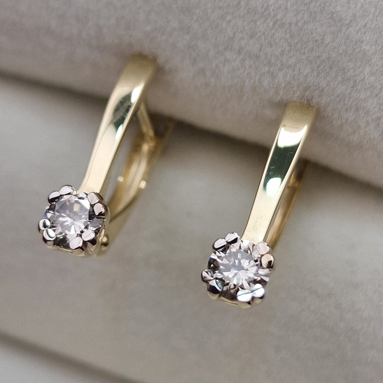 Серьги Deimantas 103384120 2,39гр 0,50ct. купить,NaN