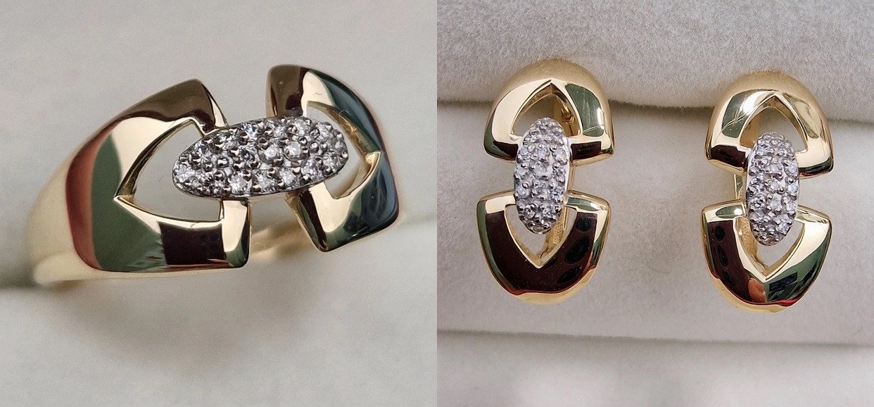 Комплект Deimantas 103488570 0,080ct 0,14ct. купить,NaN