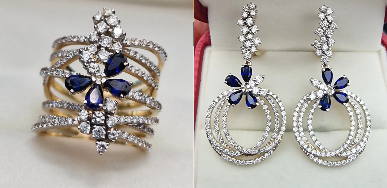 Комплект Deimantas 105056016 1,47ct 2,49ct. купить,NaN