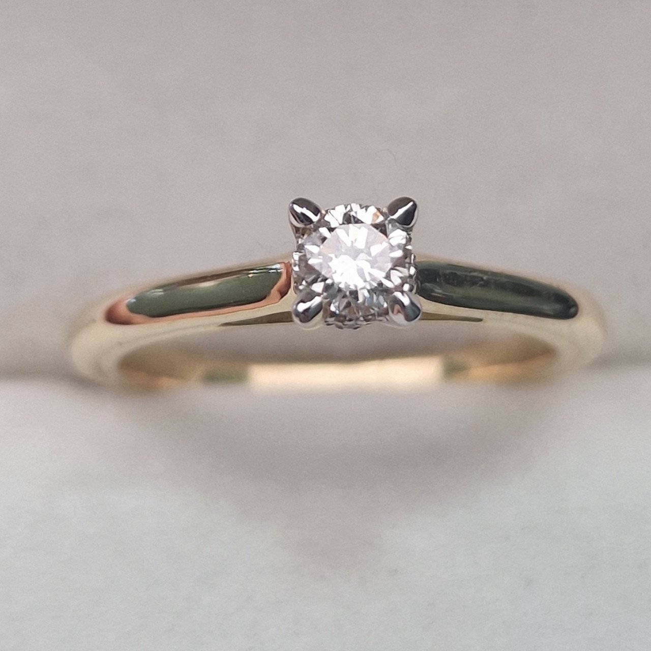 Кольцо Deimantas 104832565 16,5р 3,41гр 0,25ct. купить,NaN