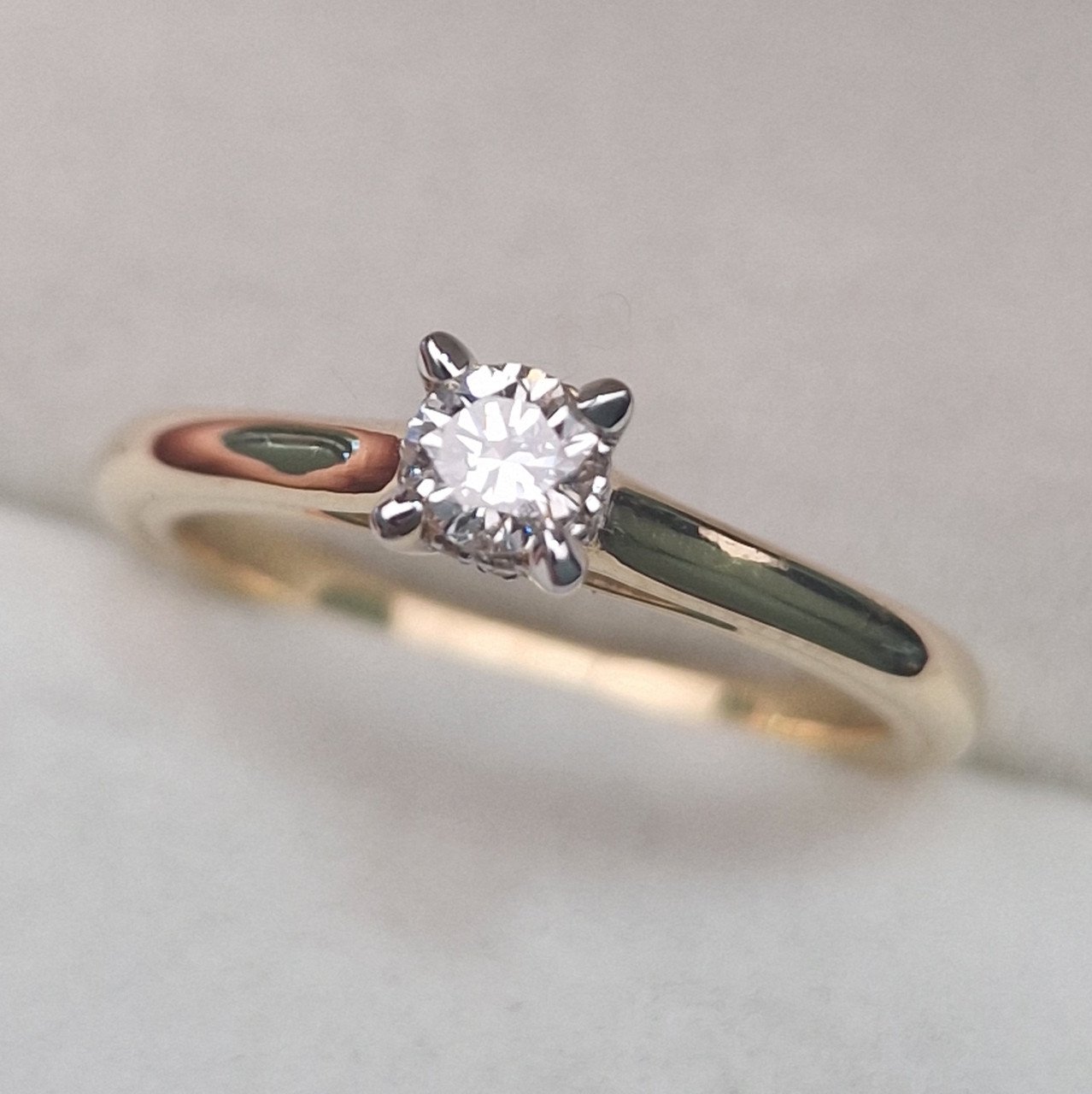 Кольцо Deimantas 104832565 16,5р 3,41гр 0,25ct. купить,NaN