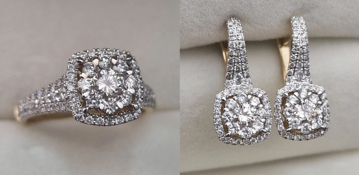 Комплект Deimantas 105056065 0,93ct 1,23ct. купить,NaN