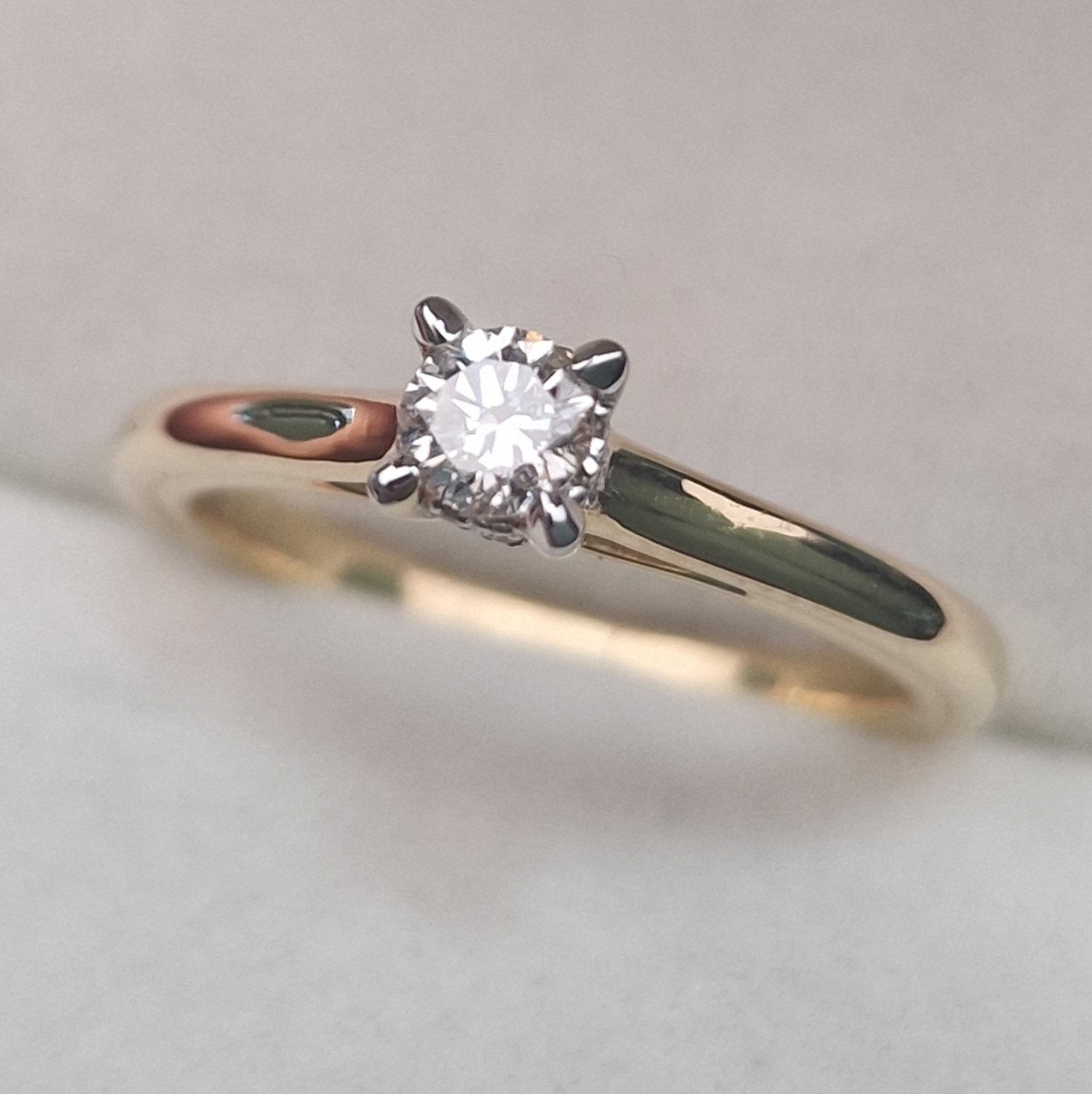 Кольцо Deimantas 104832565 16,5р 3,41гр 0,25ct. купить,NaN