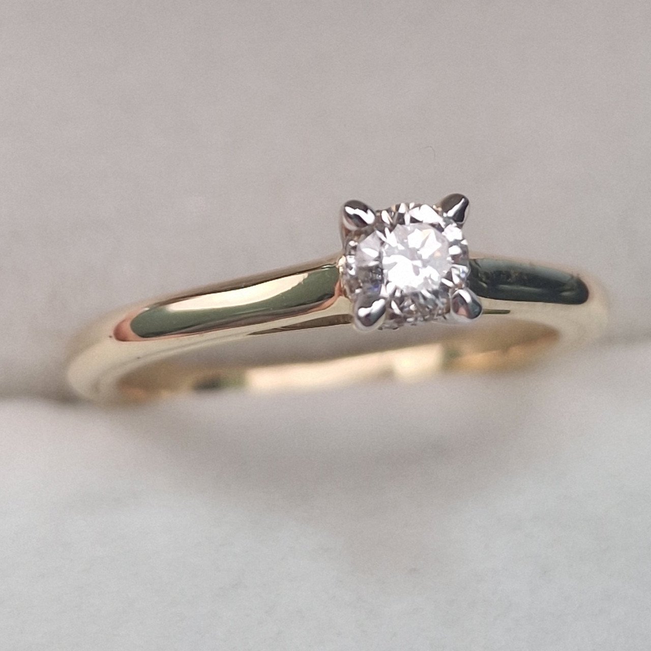 Кольцо Deimantas 104832565 16,5р 3,41гр 0,25ct. купить,NaN