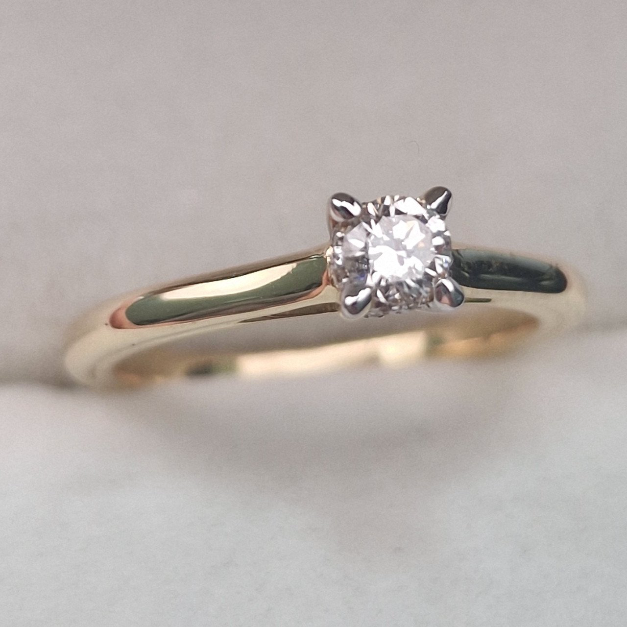 Кольцо Deimantas 104832565 16,5р 3,41гр 0,25ct. купить,NaN