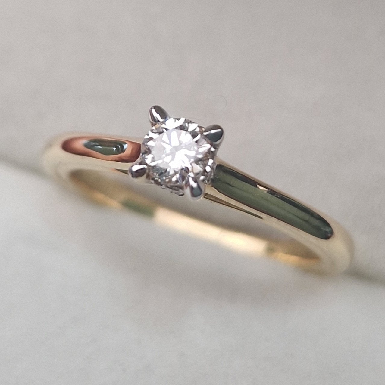 Кольцо Deimantas 104832565 16,5р 3,41гр 0,25ct. купить,NaN