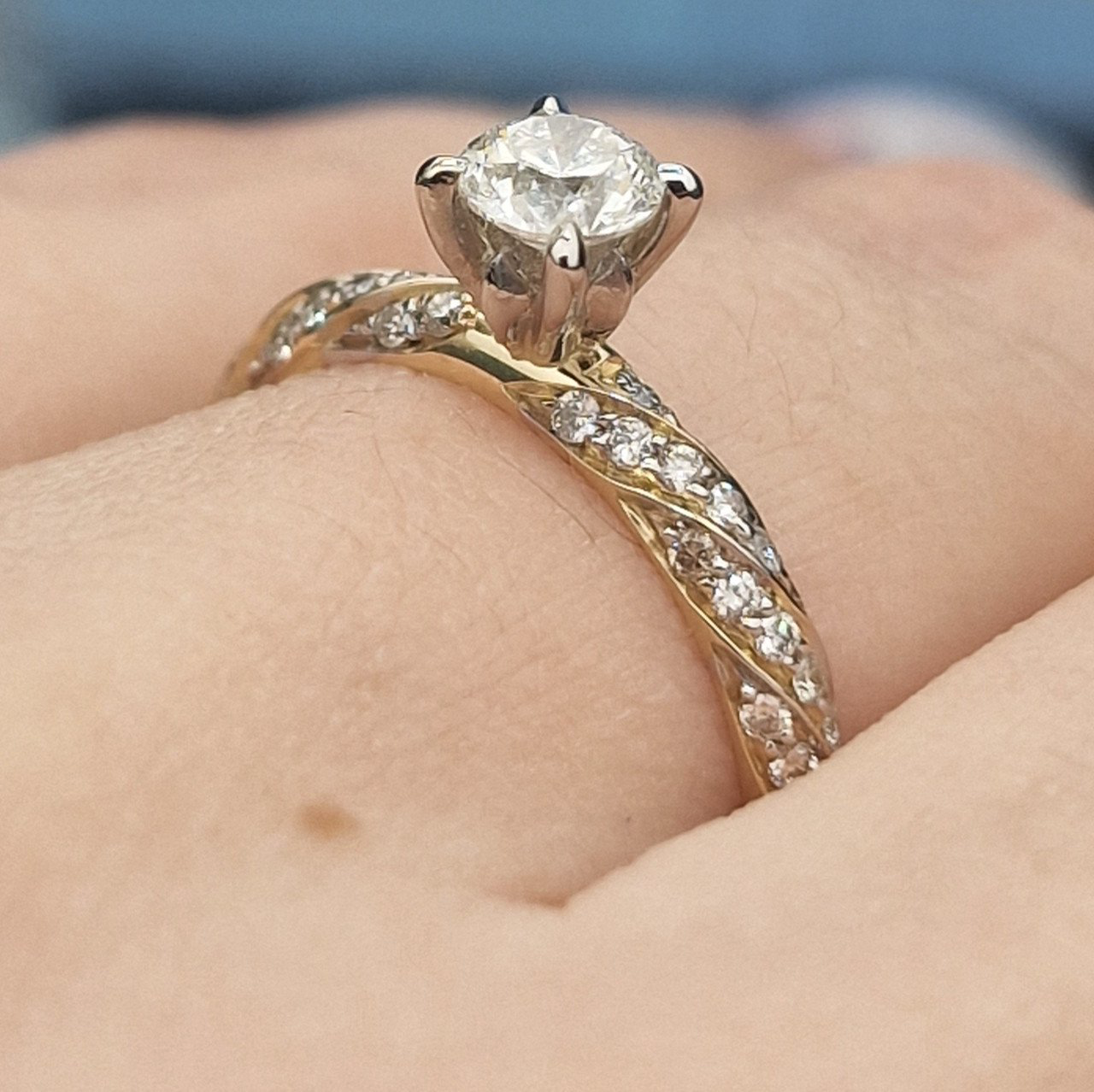 Кольцо Deimantas 104832591 17р 2,9гр 0,79ct. купить,NaN