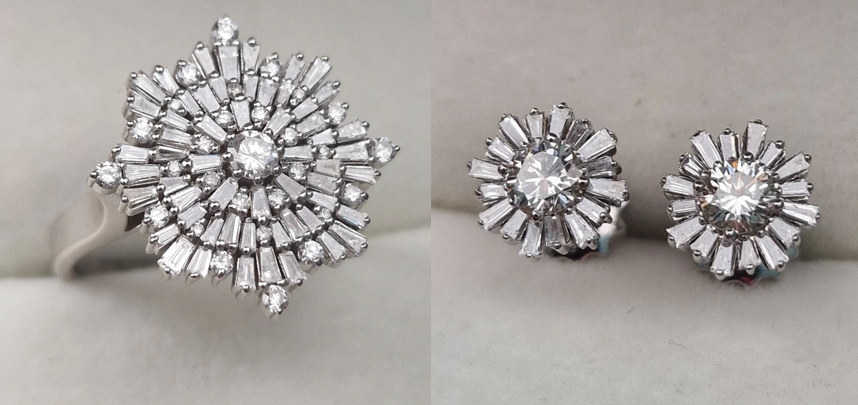 Комплект Deimantas 105061406 0,97ct 0,91ct. купить,NaN