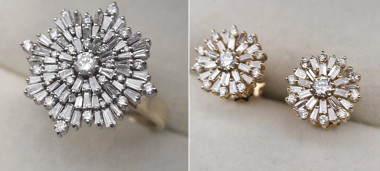 Комплект Deimantas 105061592 0,98ct 0,59ct. купить,NaN