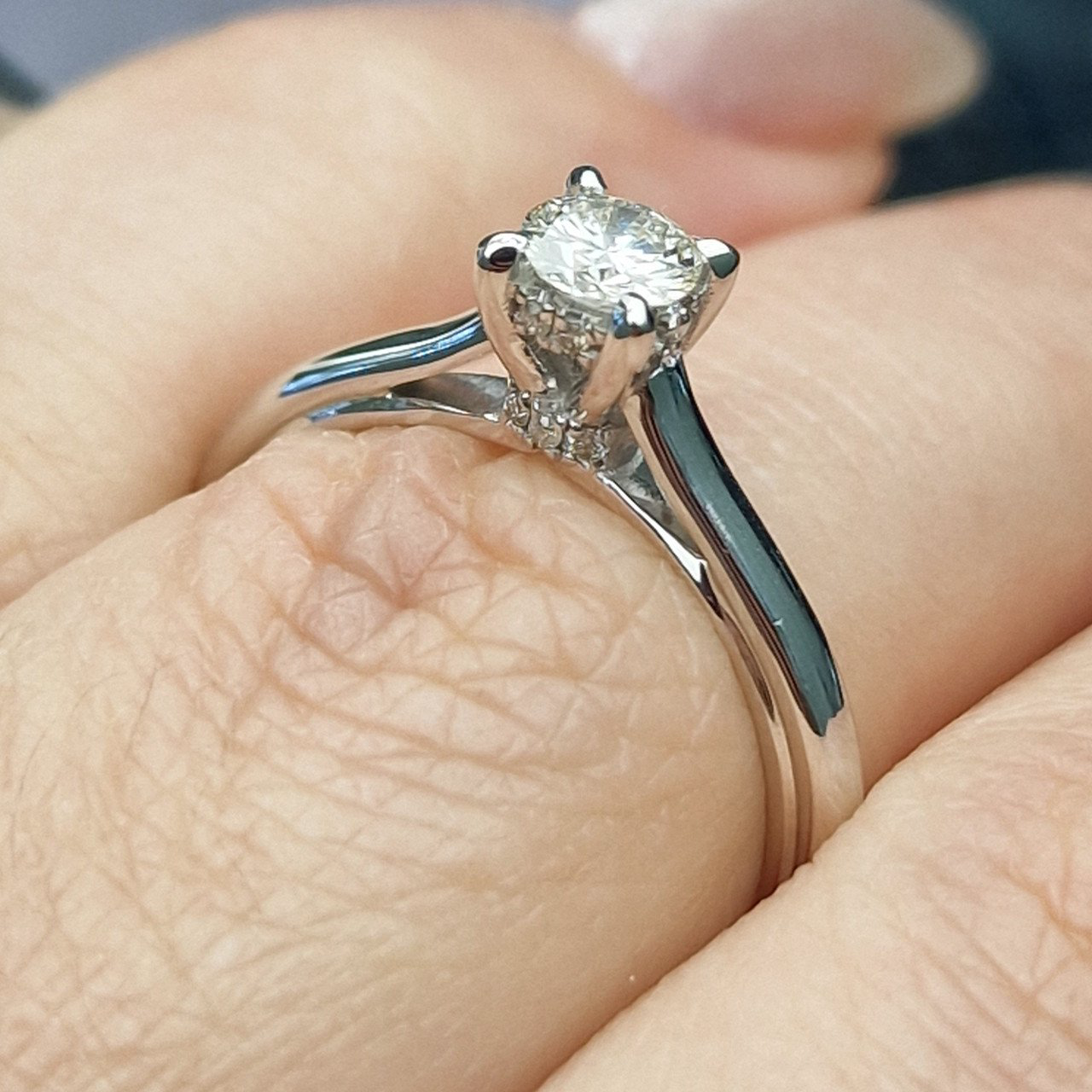 Кольцо Deimantas 103593228 16,5р 3,48гр 0,36ct. купить,NaN