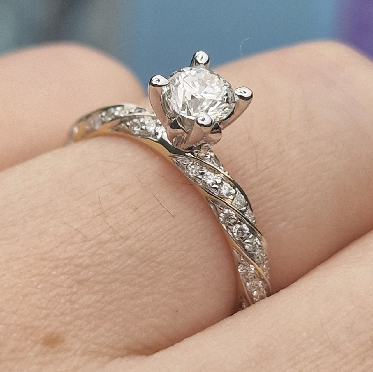 Кольцо Deimantas 104832671 17р 3,05гр 0,83ct. купить,NaN