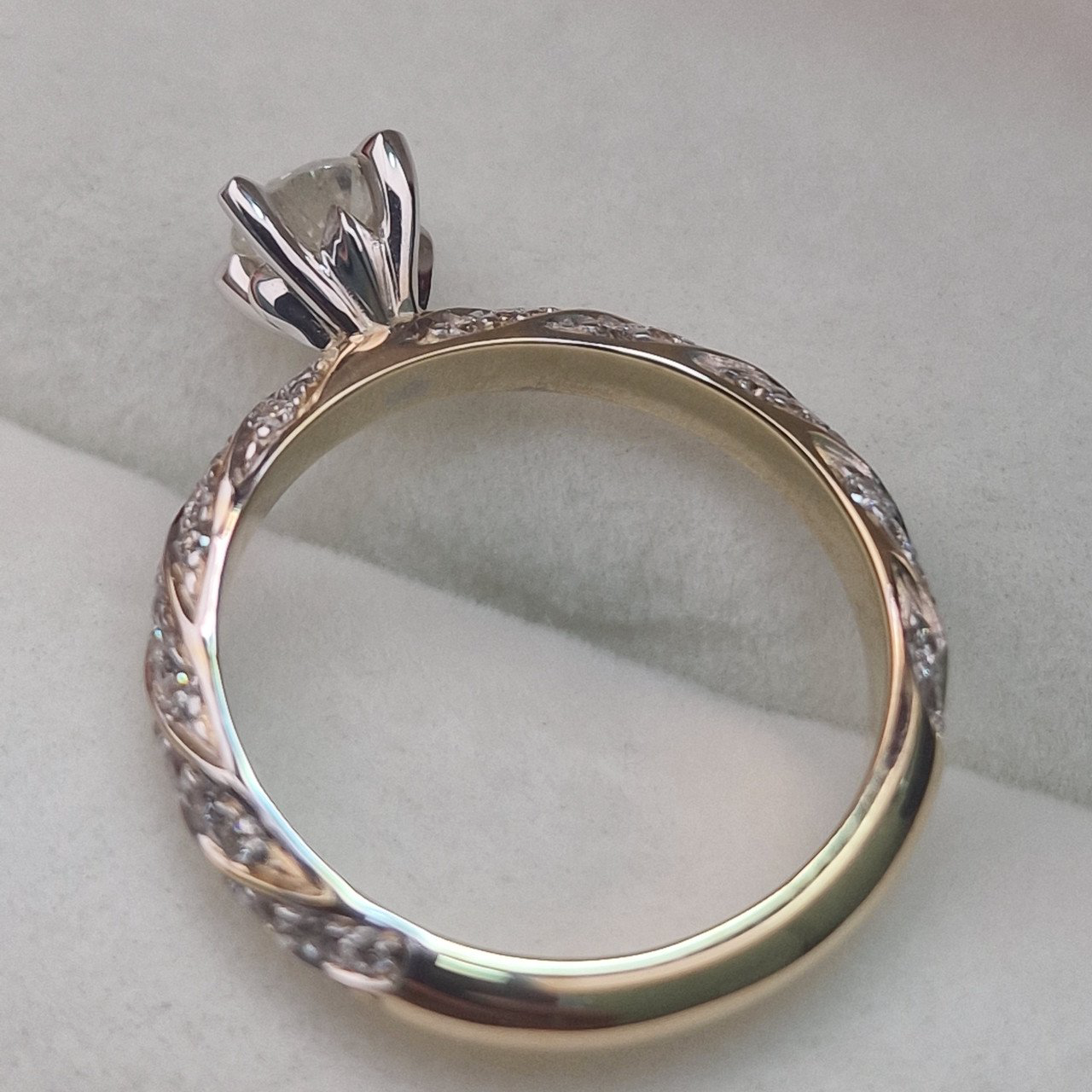 Кольцо Deimantas 104832656 16р 2,86гр 0,74ct. купить,NaN