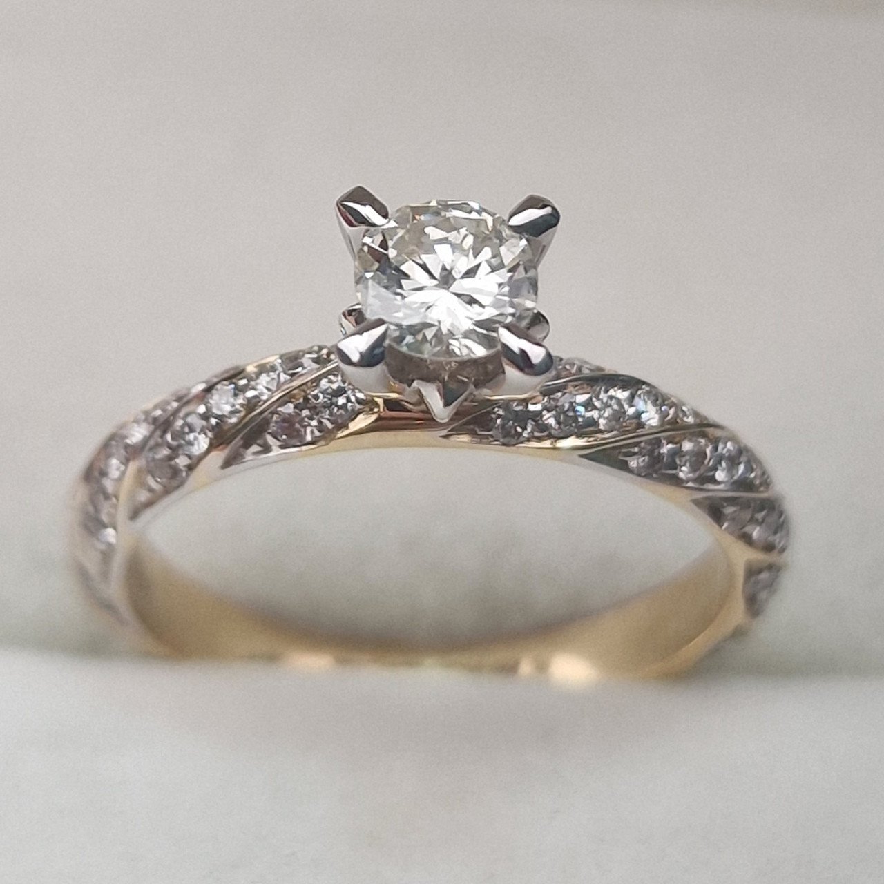 Кольцо Deimantas 104832656 16р 2,86гр 0,74ct. купить,NaN