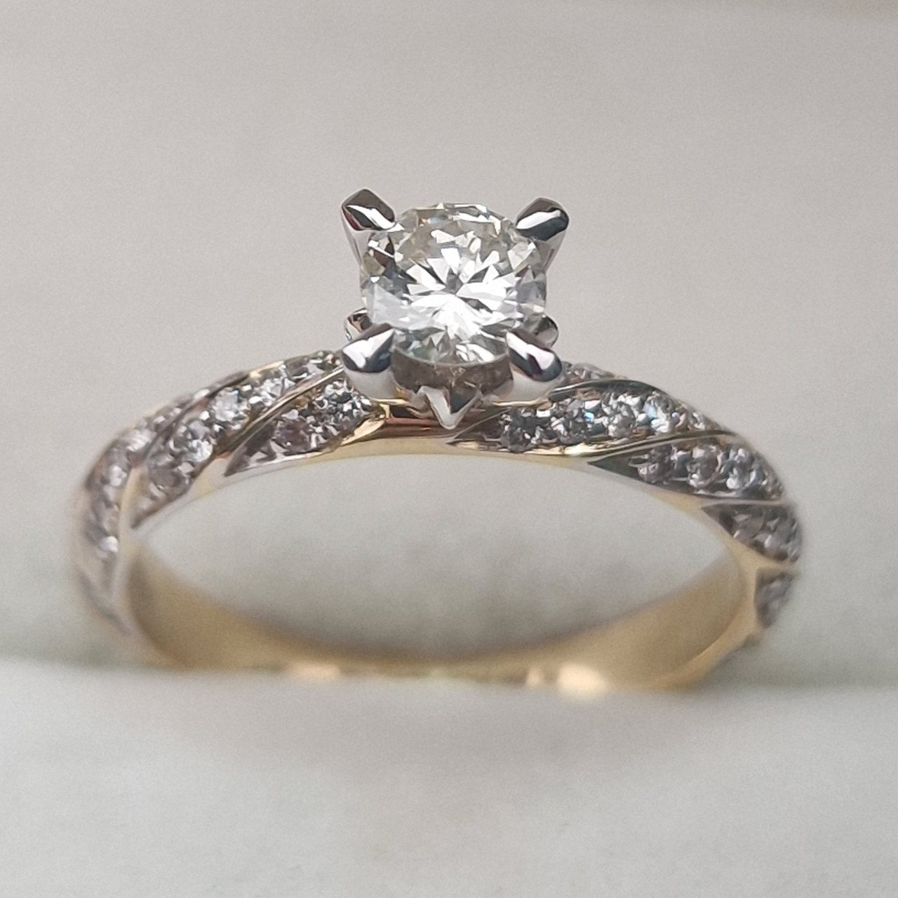 Кольцо Deimantas 104832656 16р 2,86гр 0,74ct. купить,NaN