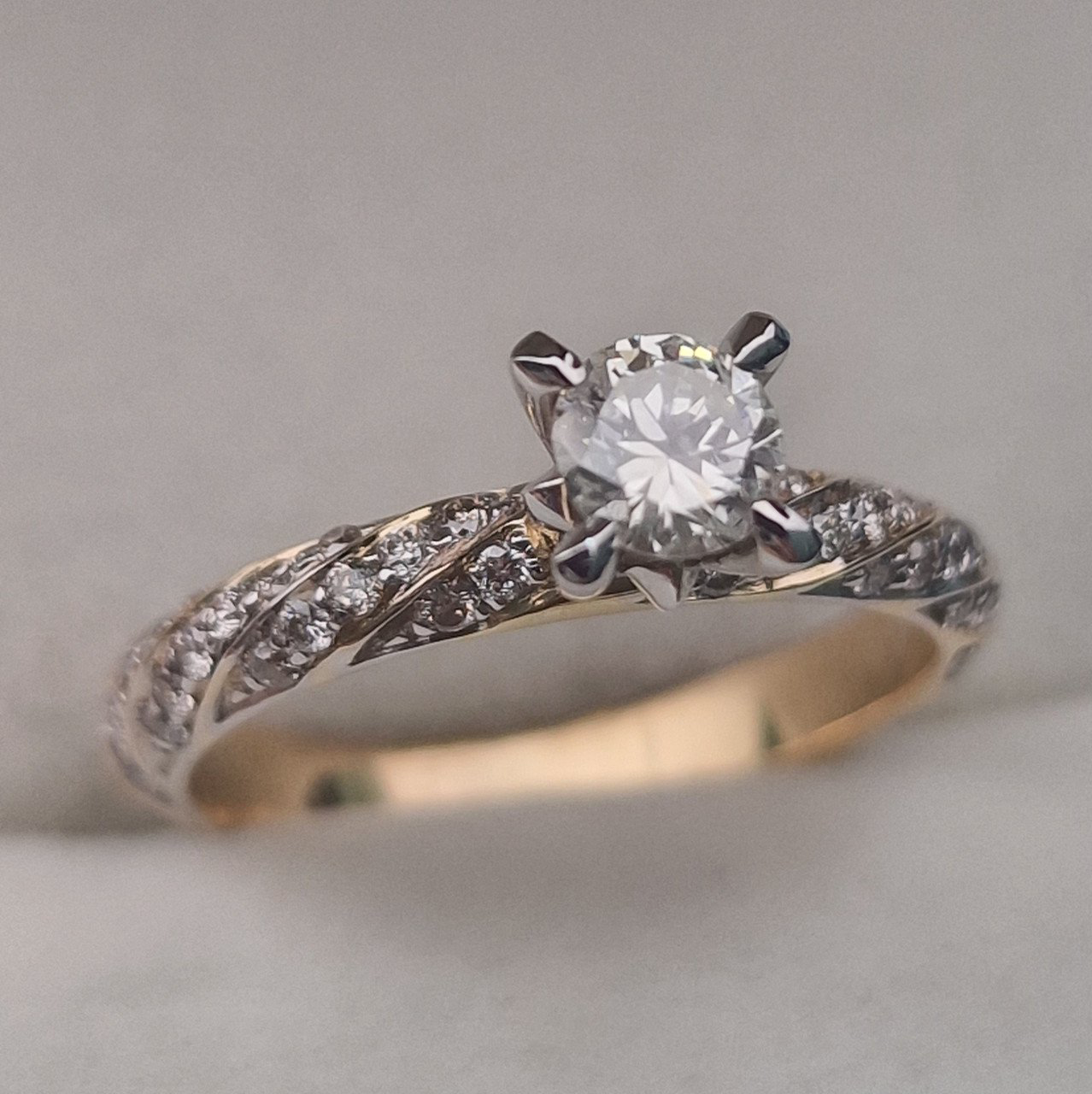 Кольцо Deimantas 104832656 16р 2,86гр 0,74ct. купить,NaN