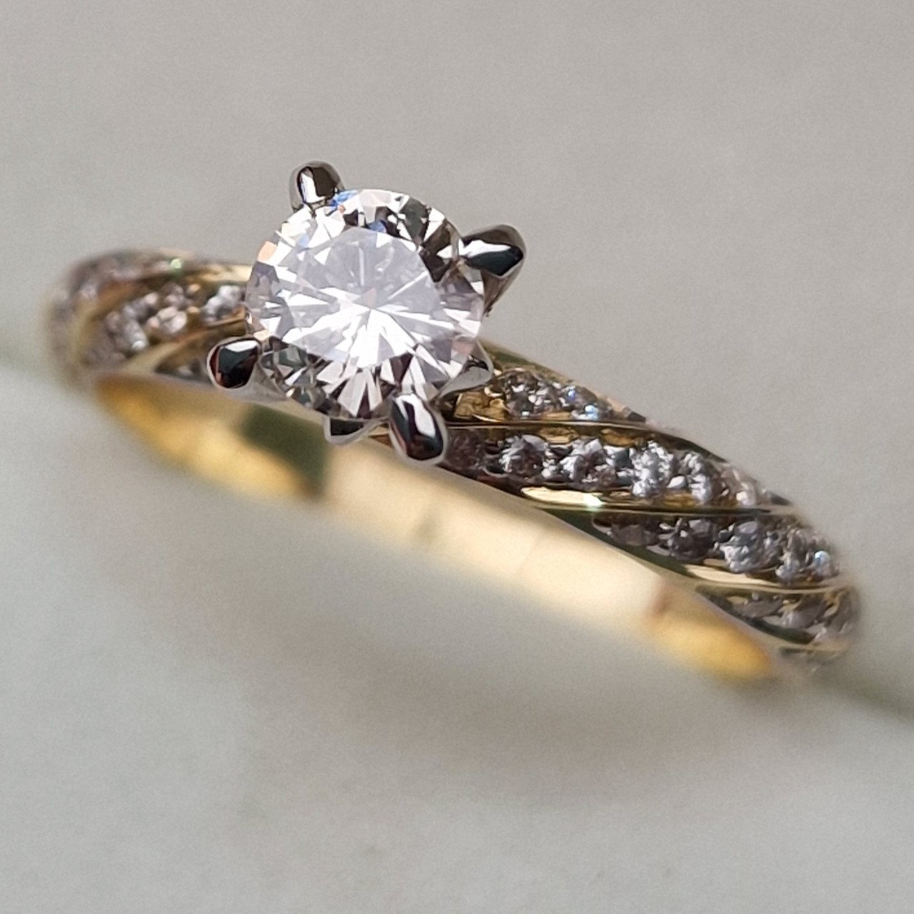 Кольцо Deimantas 103593282 16,5р 2,81гр 0,75ct. купить,NaN